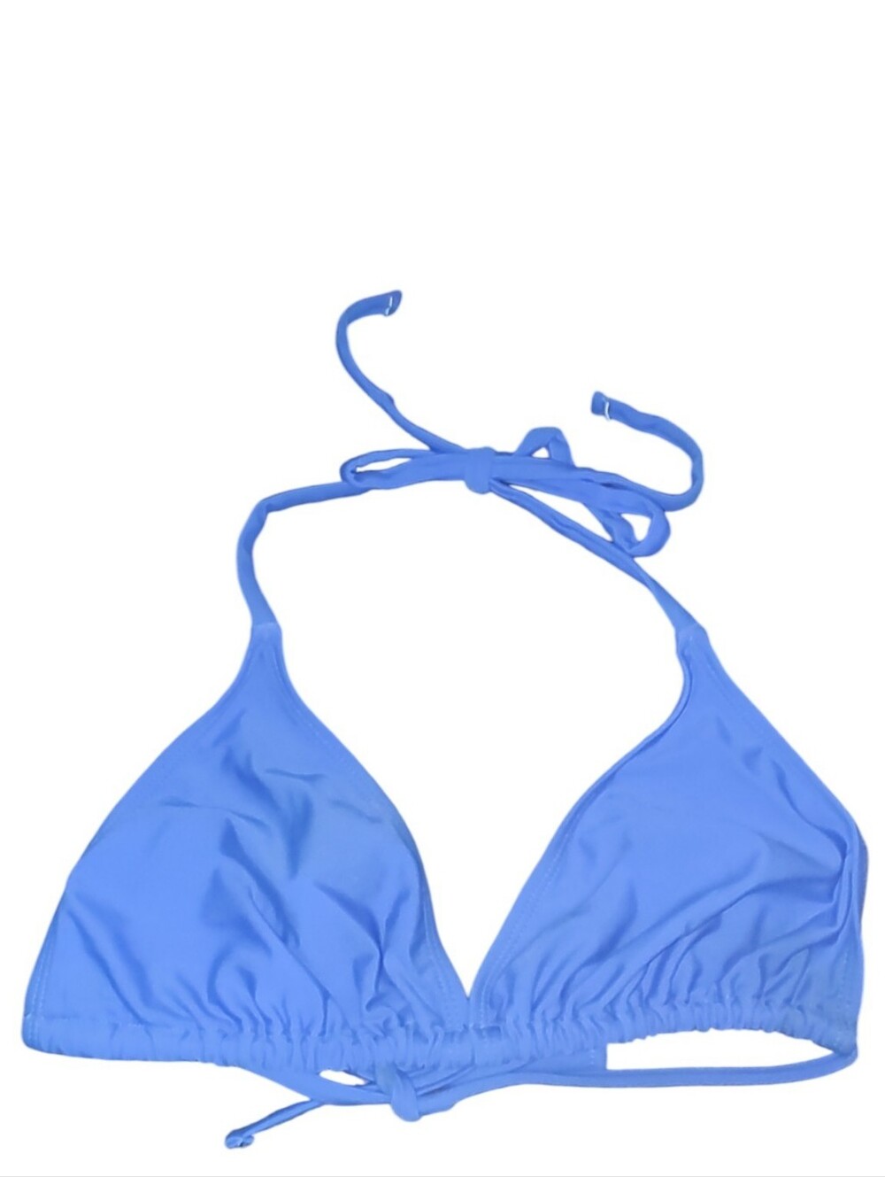 Xhilaration Women’s Blue Triangle Bikini Swimsuit Top Size Large